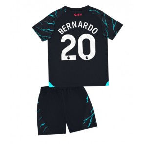 Manchester City Bernardo Silva #20 Rezervni Dres za Dječji 2023-24 Kratak Rukavima (+ kratke hlače)